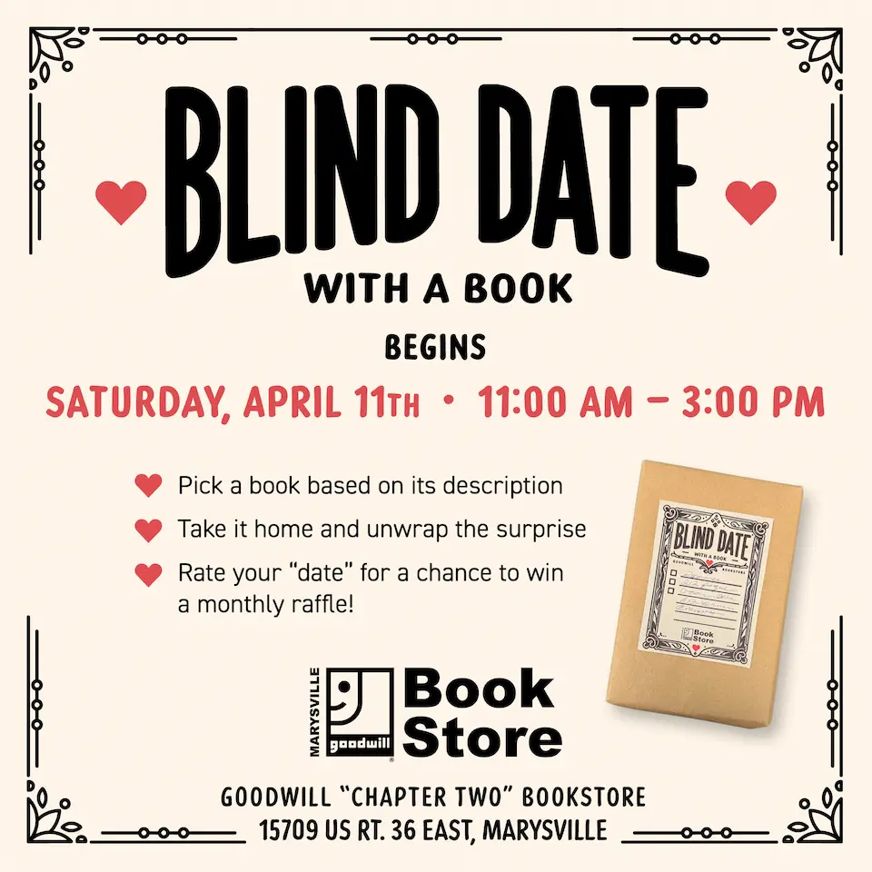 Blind Date with a Book event flyer