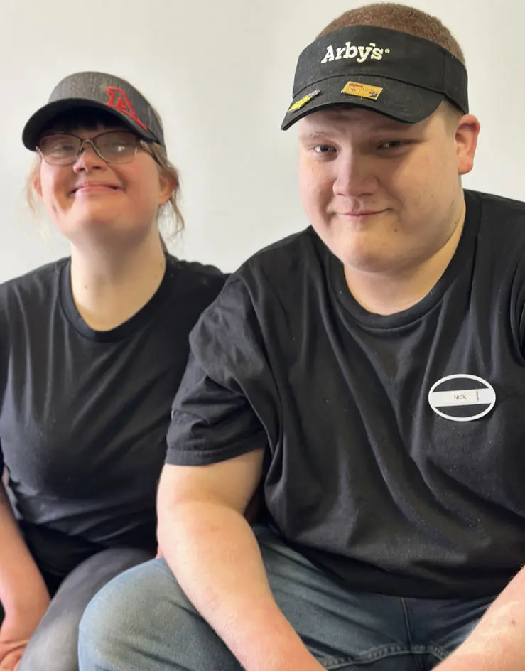 Emily and her brother Nicky