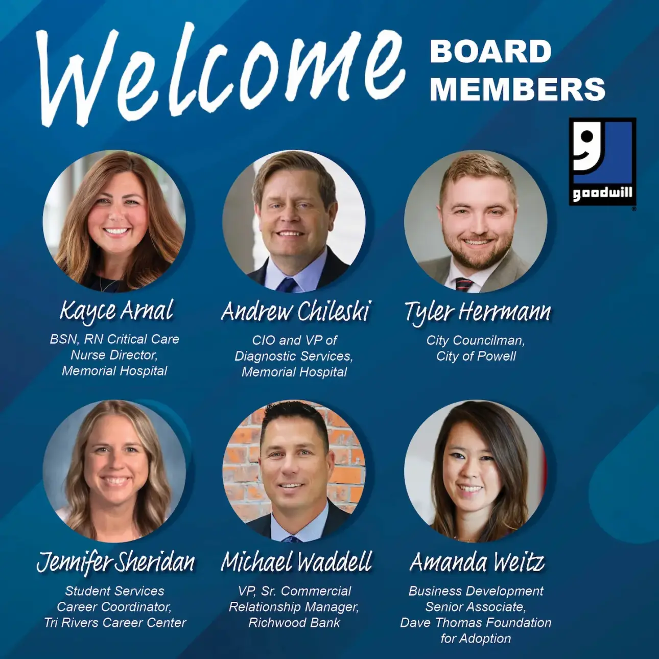 Welcome New Board Members 2026
