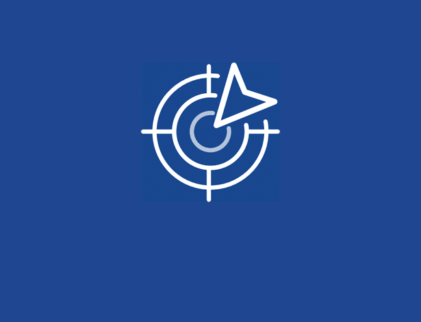 Arrow pointing at a target